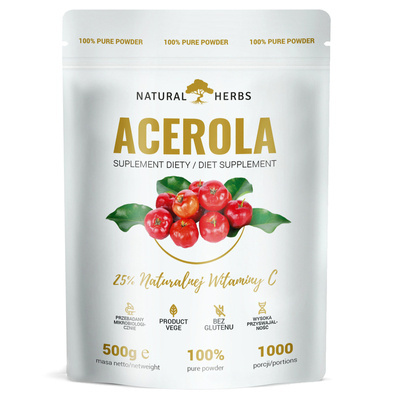 ALTO PHARMA acerola naturalna witamina c w proszku produkt wege 0,5 KG