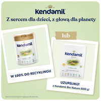 Kendamil Nature 3 HMO+ mleko organiczne bez oleju rybiego ZESTAW 3 x 800 g