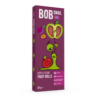 Bob Snail Rollsy owocowe Jabłko Śliwka 30 g