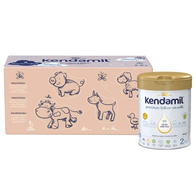 Zestaw Kendamil Premium 2 HMO+ mleko następne po 6 miesiącu 3 x 800 g