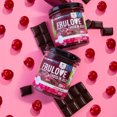 Allnutrition Frulove choco in jelly cherry wiśnie w żelu 300 g