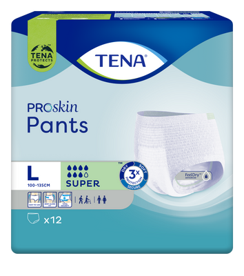 TENA Pants ProSkin Super L Pieluchomajtki 12szt.