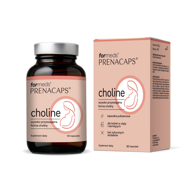 Formeds Prenacaps cholina metabolizm wątroba dla kobiet w ciąży 60 kapsułek