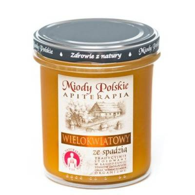 Miód naturalny wielokwiatowy ze spadzią 400g