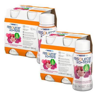 Nestlé Resource 2.0+Fibre Preparat odżywczy w płynie smak owoców leśnych 8 x 200 ml