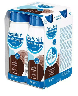 Fresubin® Protein Energy Drink, smak czekoladowy ZESTAW 24 x 200ml. Żywność specjalnego przeznaczenia medycznego. Bogata w białko