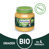 Obiadek dla dziecka Bobovita BIO brokuły z batatami po 4. miesiącu 125g