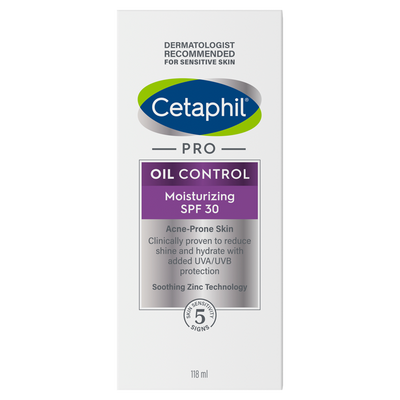 Cetaphil Pro Oil Control Krem nawilżająco-matujący SPF 30 118 ml