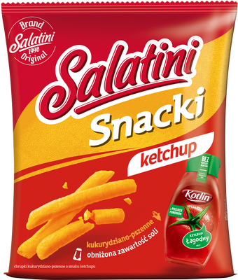Salatini zestaw zdrowe chipsy snacki różne smaki 4 sztuki