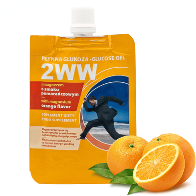 Płynna glukoza 2WW o smaku pomarańczowym 1 saszetka