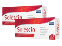 Solescin wsparcie krążenia rusztyk, kasztanowiec ŻYLAKI, PAJĄCZKI ZESTAW 2 x 30 tabletek