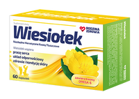 Rodzina Zdrowia Wiesiołek METABOLIZM CHOLESTEROL KONDYCJA SKÓRY 60 kapsułek krótka data