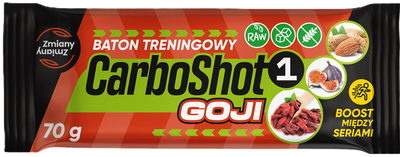 CarboShot 1 baton energetyczny z jagodami goji 70 g