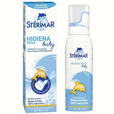STERIMAR BABY higiena nosa, woda morska dla dzieci 100 ml