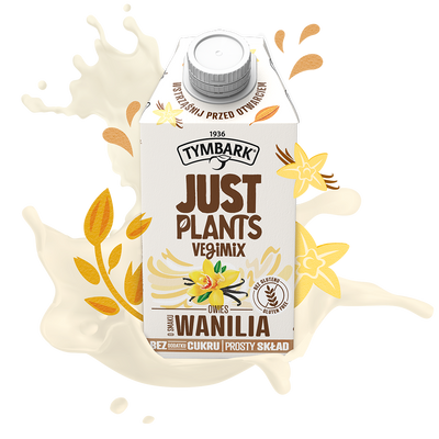Tymbark Just Plants Napój roślinny vegimix wanilia 500 ml