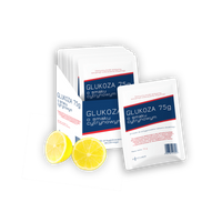 Diather Glukoza w proszku o smaku cytrynowym 75g