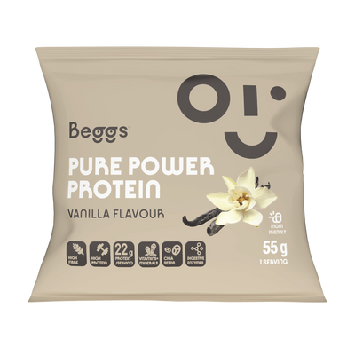BEGGS napój białkowy w proszku smak waniliowy DUŻO BIAŁKA 55 g