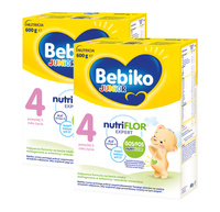 Bebiko Junior 4 Odżywcza formuła na bazie mleka dla dzieci powyżej 2. roku życia 2x600 g