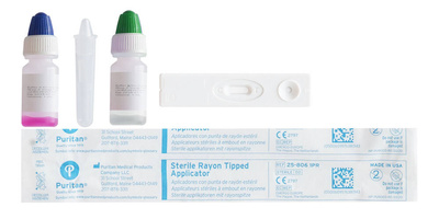 Test na anginę test strep A infekcja ZESTAW 3 sztuk