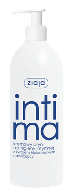 ZIAJA Intima Kremowy płyn do higieny intymnej z kwasem hialuronowym 500 ml