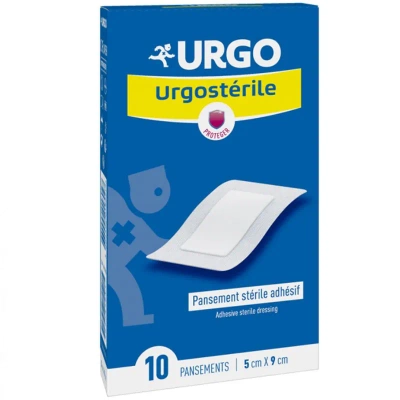 Urgo Urgosterile opatrunek sterylny samoprzylepny 5 cm x 9 cm 10 sztuk