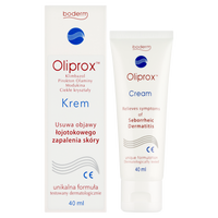 Oliprox Krem przeciwgrzybiczy ŁOJOTOKOWE ZAPALENIE SKÓRY GŁOWY I CIAŁA 40 ml