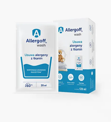 ALLERGOFF Płyn do tkanin usuwa alergeny 6 x 20ml