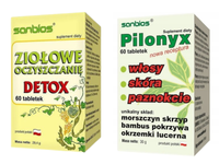 SANBIOS Pilonyx i Detox – naturalne oczyszczanie organizmu i eliminacja toksyn 2 sztuki