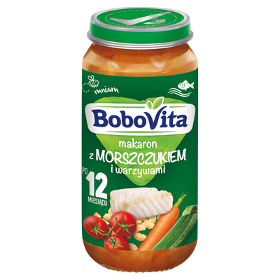 BoboVita Zestaw Mix-2 Obiadków po 12 miesiącu 12x250g		