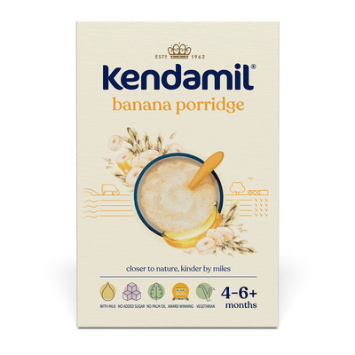 Kendamil kaszka mleczna z bananem od 4 miesiąca 150g