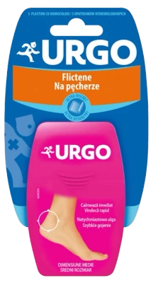 Urgo Plastry na pęcherze rozmiar średni ultradyskretne 5 sztuk