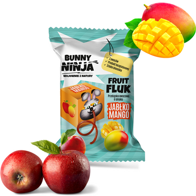 Bunny Ninja Fruit Fluk o smaku jabłko-mango 15 g