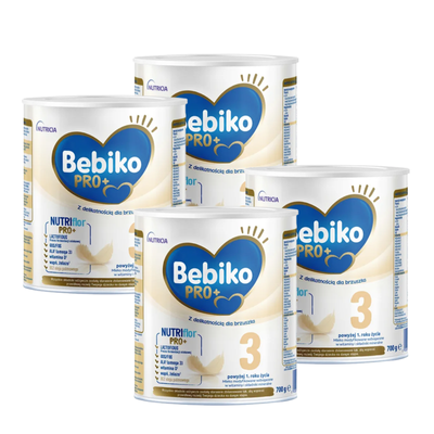 Bebiko Pro+ 3 Mleko następne ZESTAW 4x700g