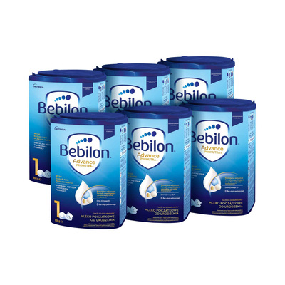 Bebilon 1 z Pronutra-ADVANCE mleko modyfikowane  ZESTAW 6x800g