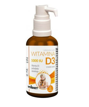 Vitadiet Witamina D3 1000 Iu Krople X294 Ml