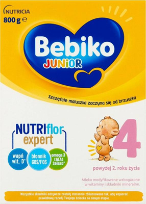 BEBIKO Junior 4 z NutriFlorEXPERT Mleko 800g