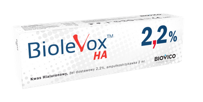 Biolevox HA Kwas hialuronowy żel dostawowy 2,2% amupułkostrzykawka 2ml