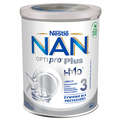 NAN Optipro Plus 3 Mleko modyfikowane po 1. roku 800 g