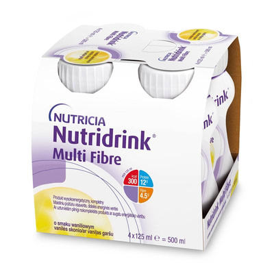 Nutridrink Multi Fibre WANILIA 4x125ml