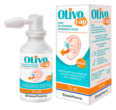OlivoCap Spray do usuwania woskowiny usznej 15ml