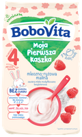 Bobovita Moja Pierwsza Kaszka mleczno-ryżowa o smaku malinowym 230g